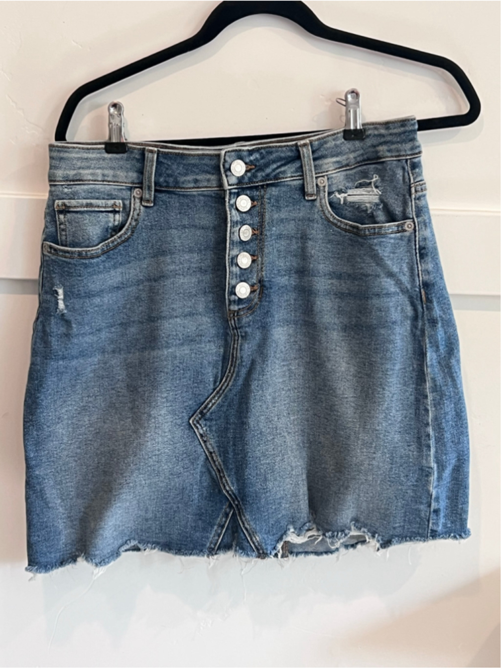 Women's Maurices Denim Mini Skirt Size 8 Blue